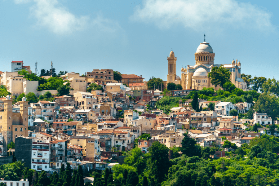 Notre Dame d'Afrique, a Roman Catholic Basilica in Algiers, Algeria